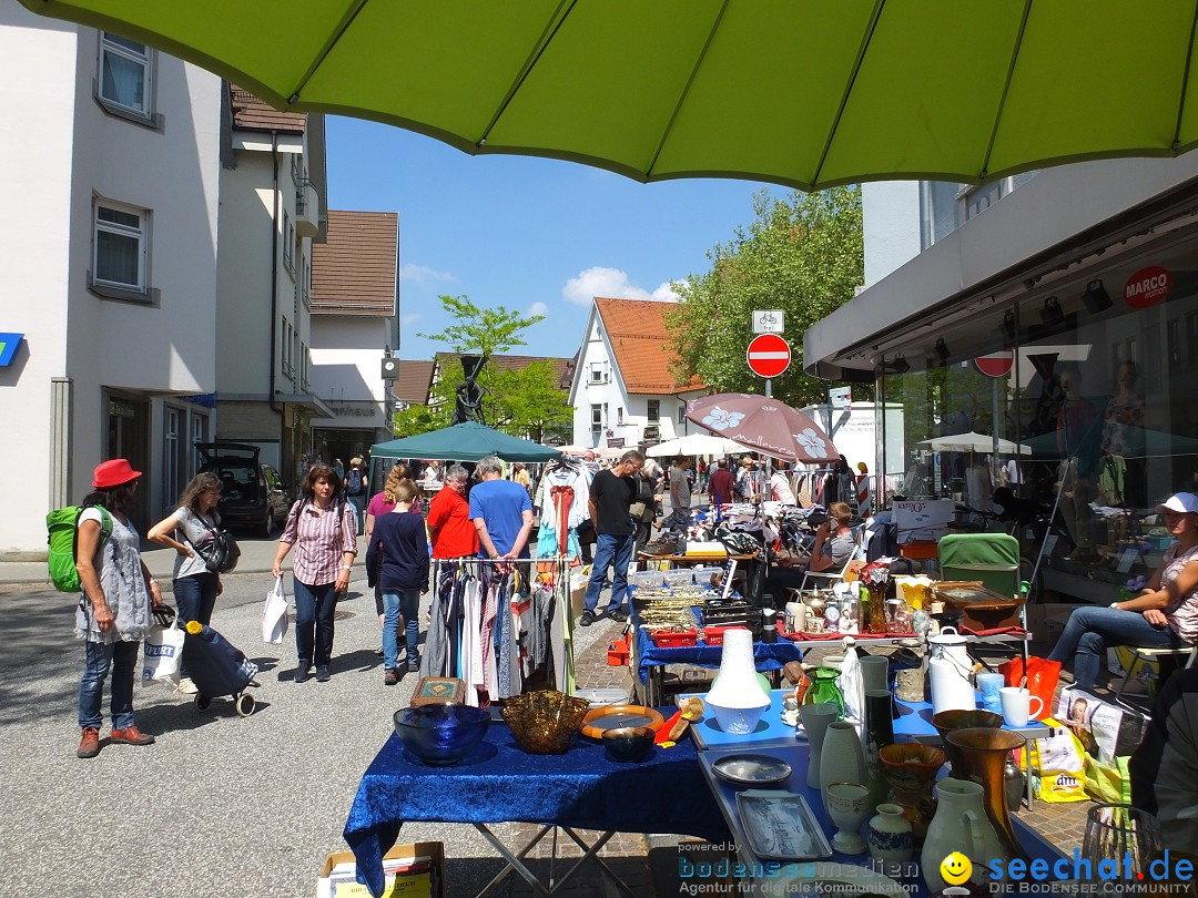 Flohmarkt in Bad-Saulgau am Bodensee, 12.05.2018