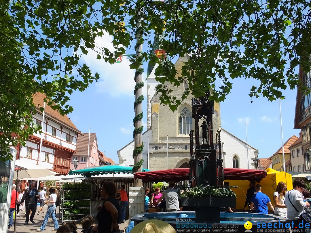 Flohmarkt in Bad-Saulgau am Bodensee, 12.05.2018