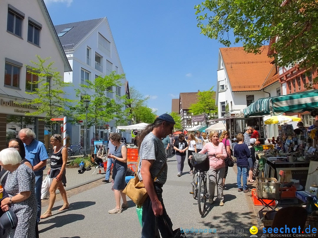 Flohmarkt in Bad-Saulgau am Bodensee, 12.05.2018