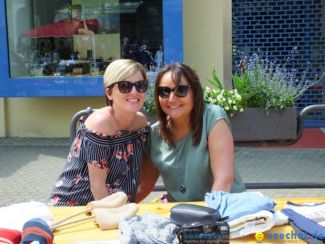 Flohmarkt in Bad-Saulgau am Bodensee, 12.05.2018