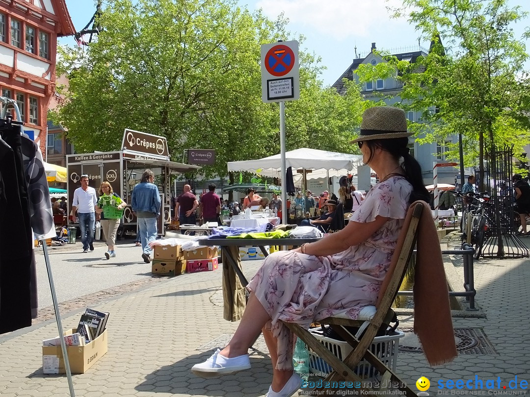 Flohmarkt in Bad-Saulgau am Bodensee, 12.05.2018