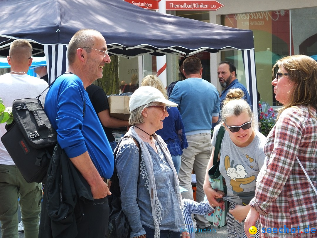 Flohmarkt in Bad-Saulgau am Bodensee, 12.05.2018