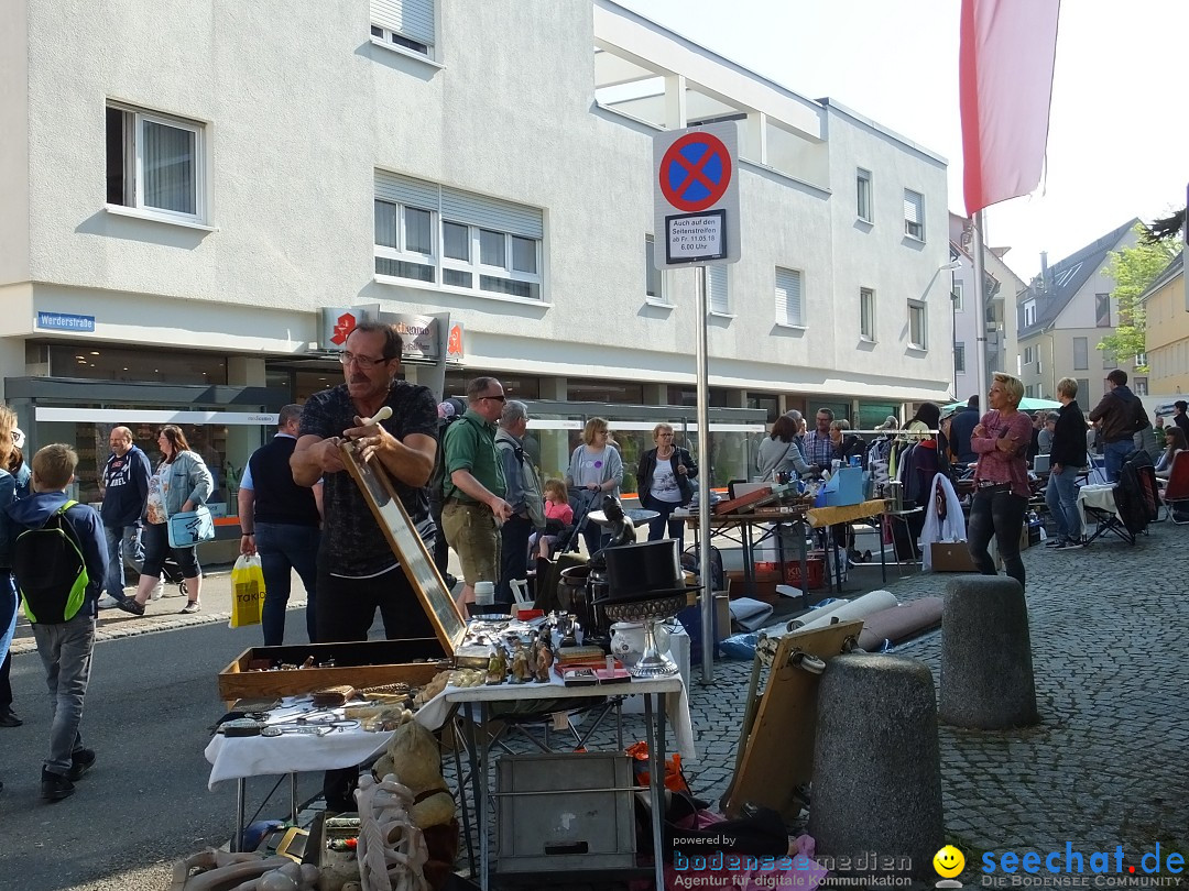 Flohmarkt in Bad-Saulgau am Bodensee, 12.05.2018