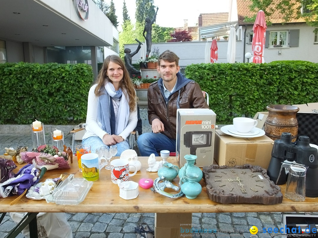 Flohmarkt in Bad-Saulgau am Bodensee, 12.05.2018