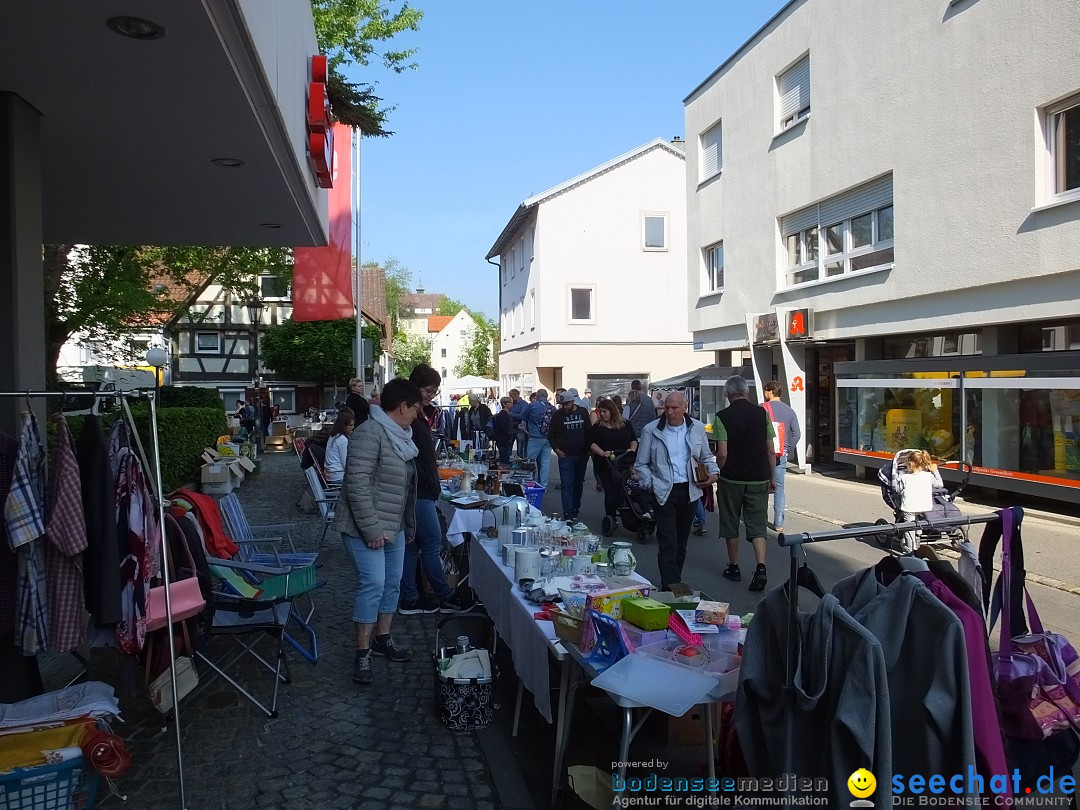 Flohmarkt in Bad-Saulgau am Bodensee, 12.05.2018