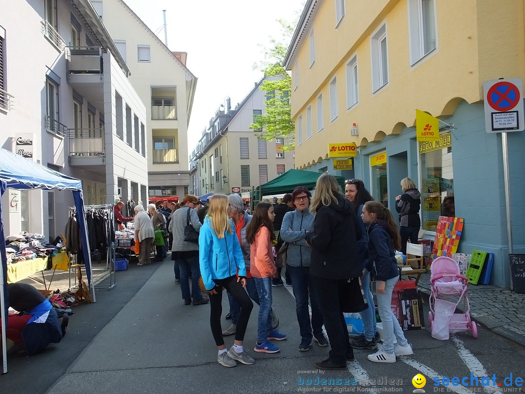 Flohmarkt in Bad-Saulgau am Bodensee, 12.05.2018