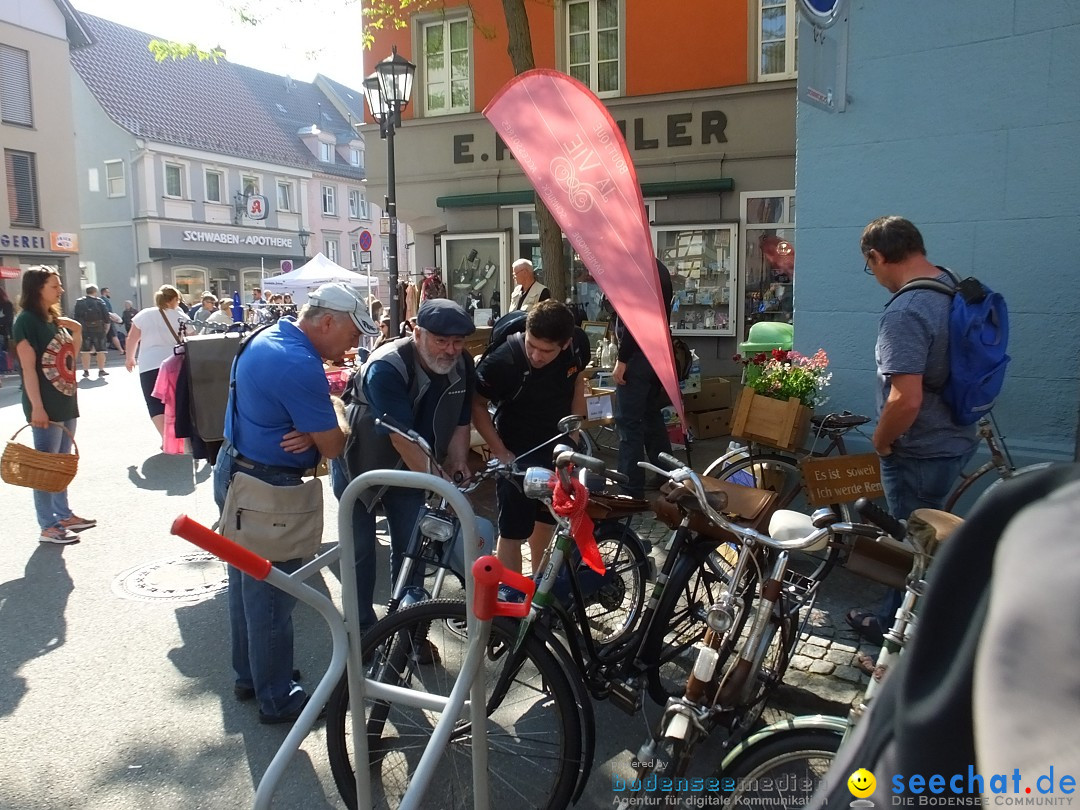 Flohmarkt in Bad-Saulgau am Bodensee, 12.05.2018