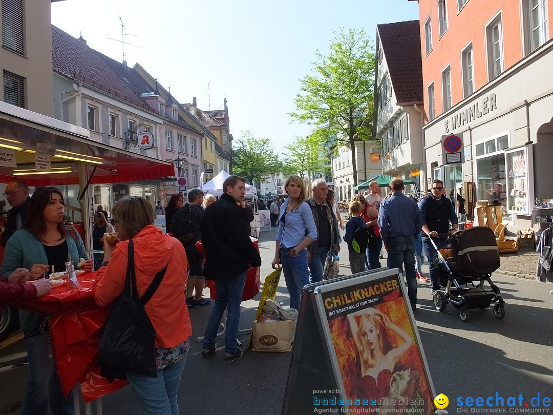 Flohmarkt in Bad-Saulgau am Bodensee, 12.05.2018