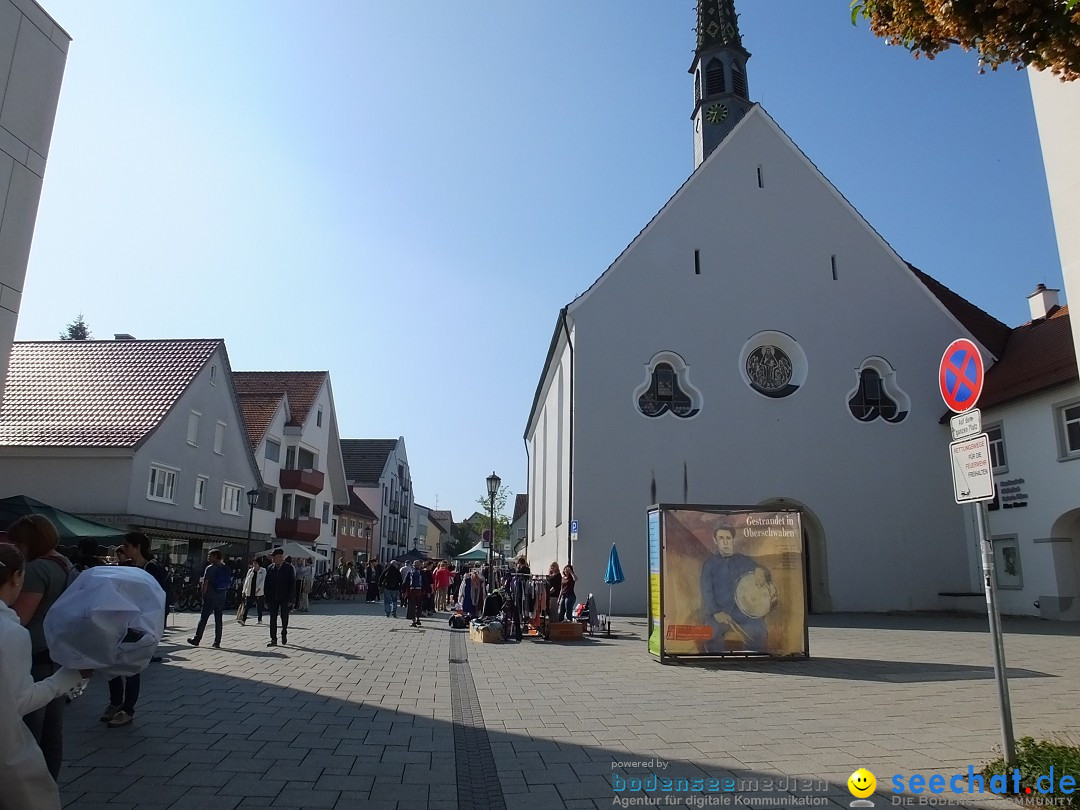 Flohmarkt in Bad-Saulgau am Bodensee, 12.05.2018