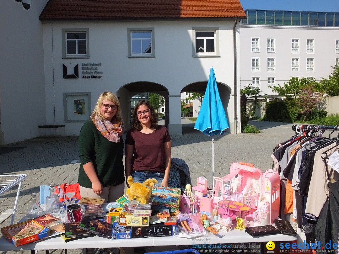 Flohmarkt in Bad-Saulgau am Bodensee, 12.05.2018