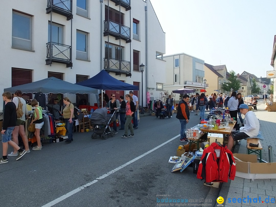 Flohmarkt in Bad-Saulgau am Bodensee, 12.05.2018