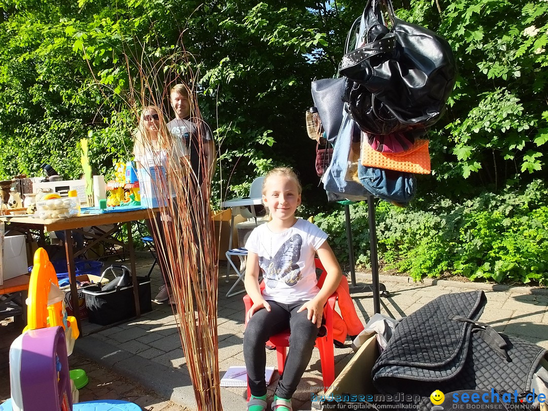 Flohmarkt in Bad-Saulgau am Bodensee, 12.05.2018