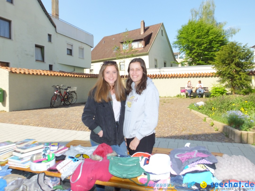 Flohmarkt in Bad-Saulgau am Bodensee, 12.05.2018