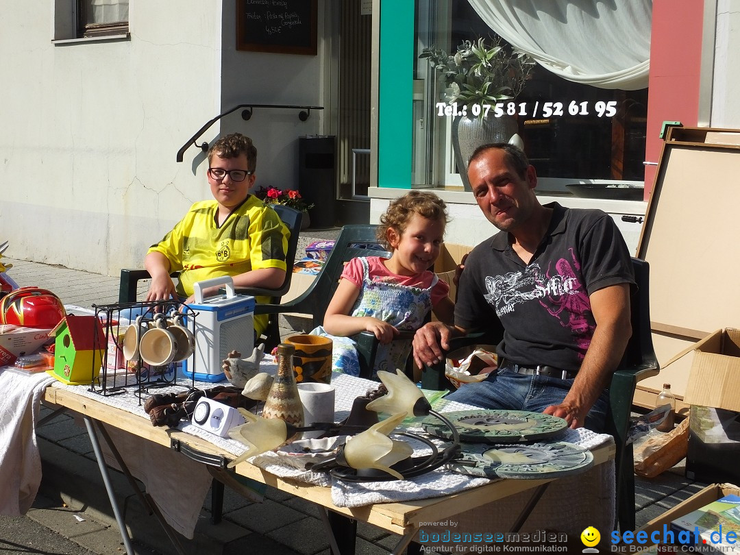 Flohmarkt in Bad-Saulgau am Bodensee, 12.05.2018