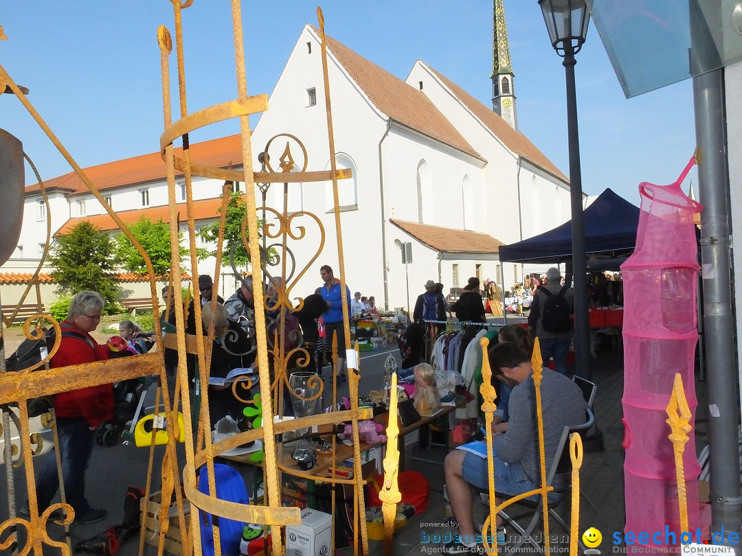 Flohmarkt in Bad-Saulgau am Bodensee, 12.05.2018