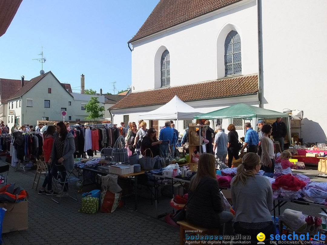 Flohmarkt in Bad-Saulgau am Bodensee, 12.05.2018