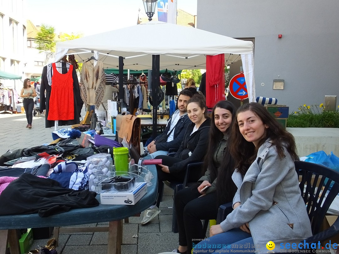 Flohmarkt in Bad-Saulgau am Bodensee, 12.05.2018