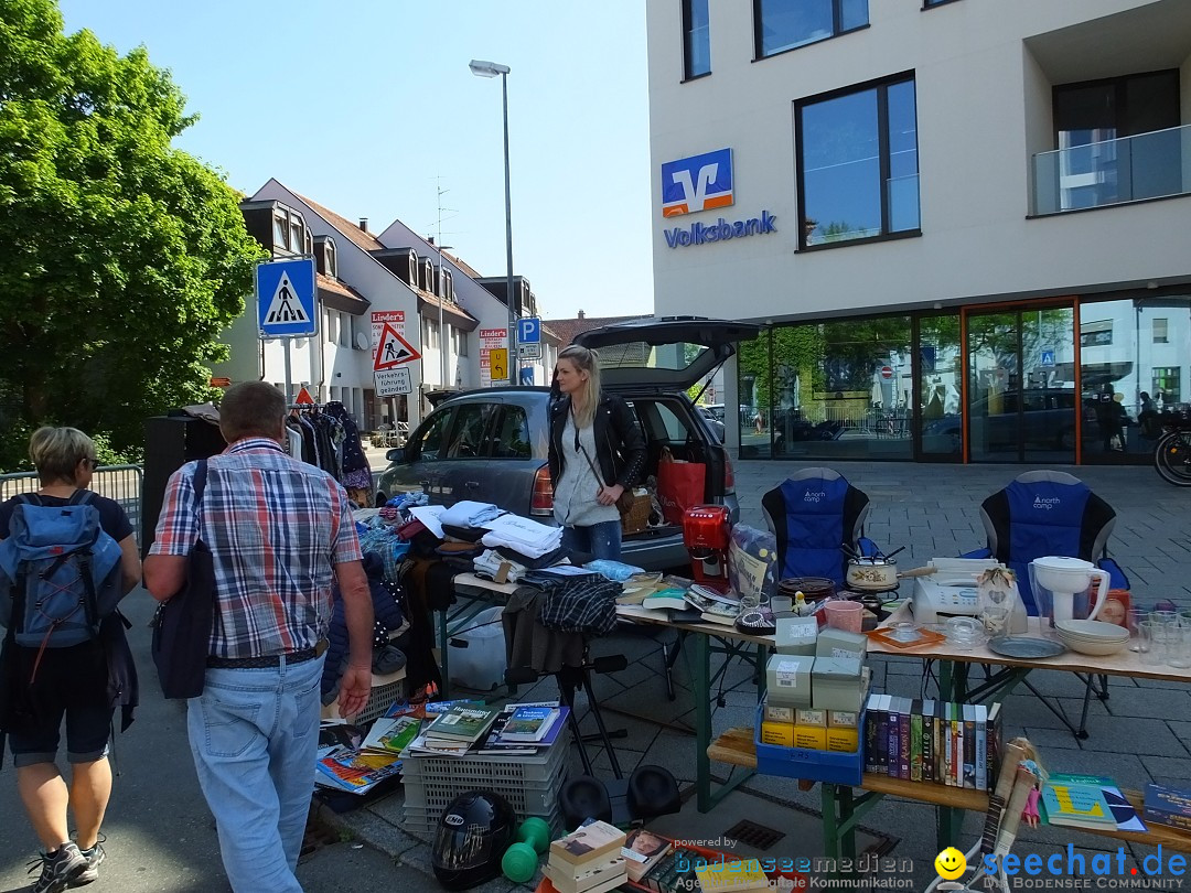 Flohmarkt in Bad-Saulgau am Bodensee, 12.05.2018