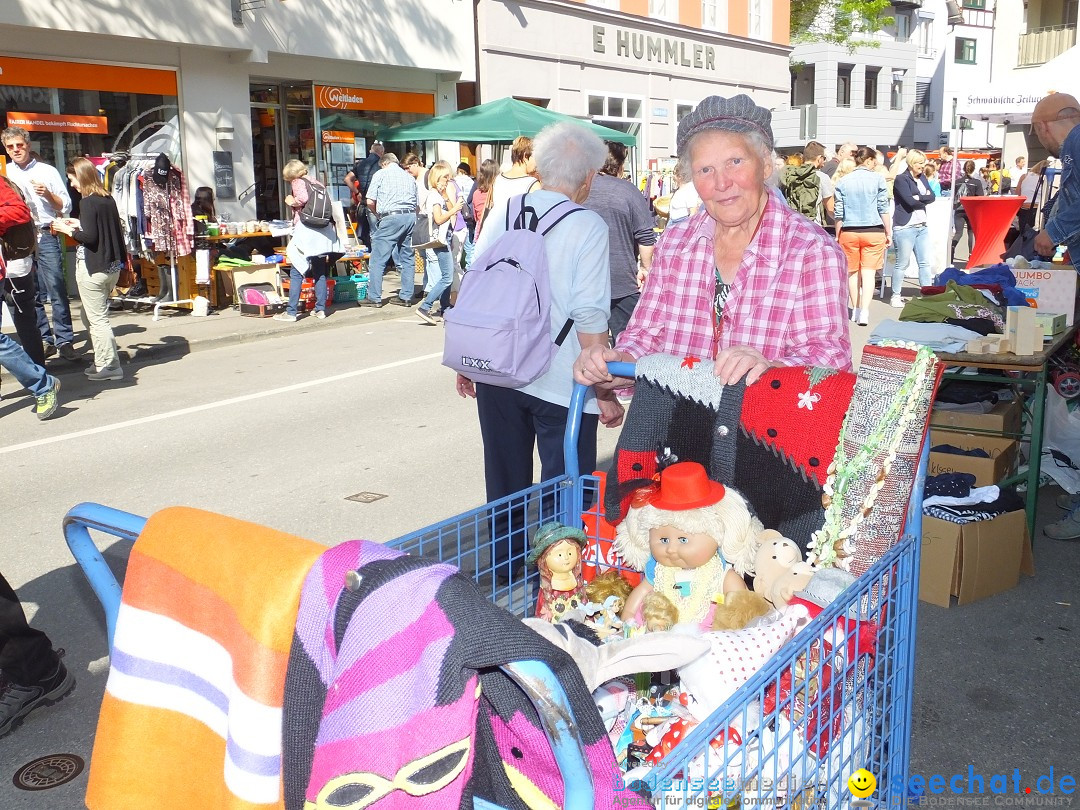 Flohmarkt in Bad-Saulgau am Bodensee, 12.05.2018