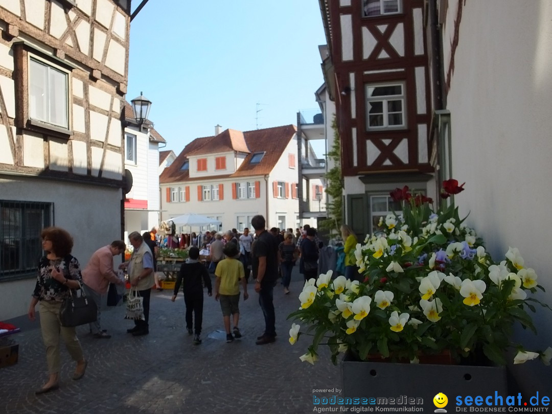 Flohmarkt in Bad-Saulgau am Bodensee, 12.05.2018