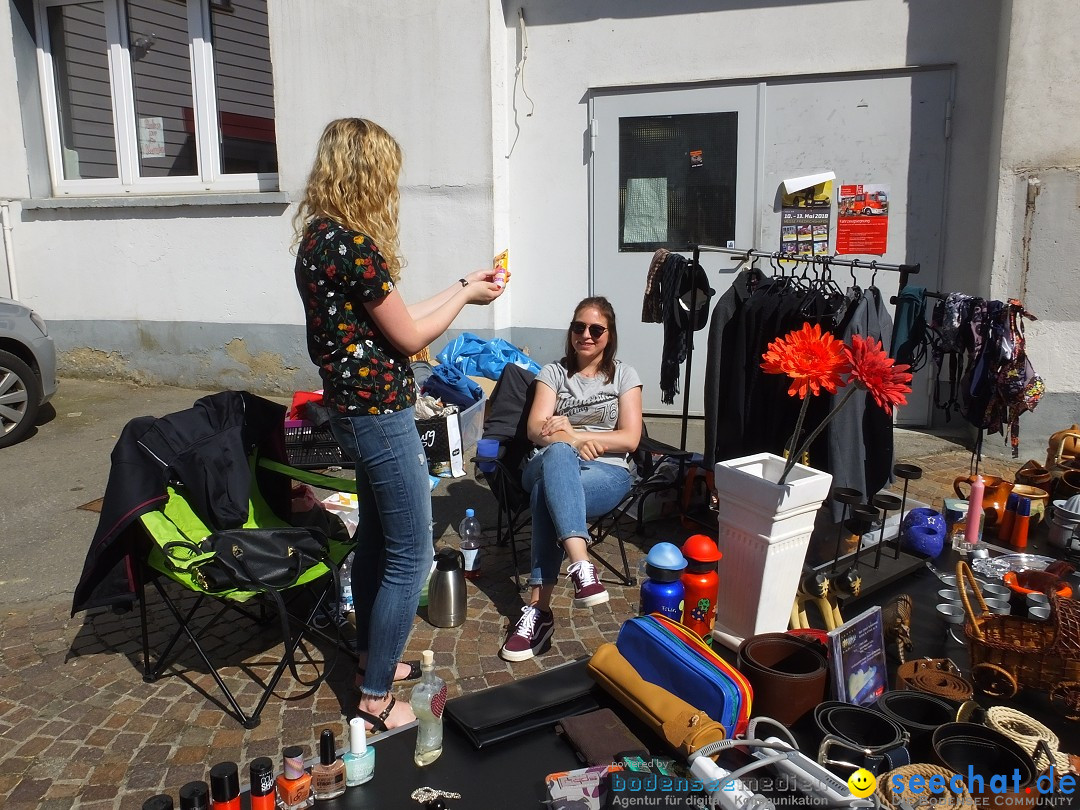 Flohmarkt in Bad-Saulgau am Bodensee, 12.05.2018