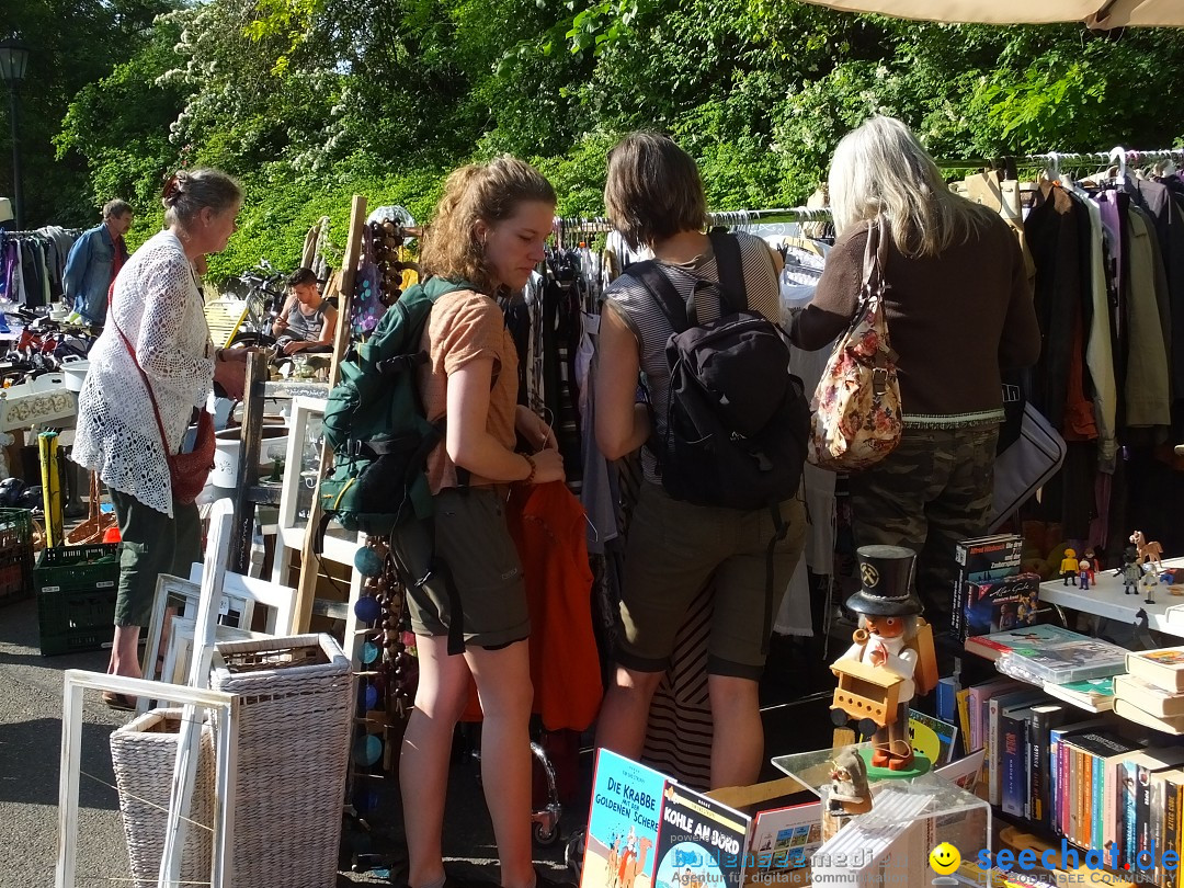 Flohmarkt in Bad-Saulgau am Bodensee, 12.05.2018