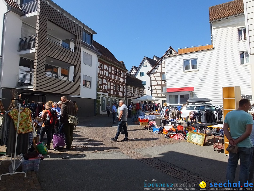 Flohmarkt in Bad-Saulgau am Bodensee, 12.05.2018