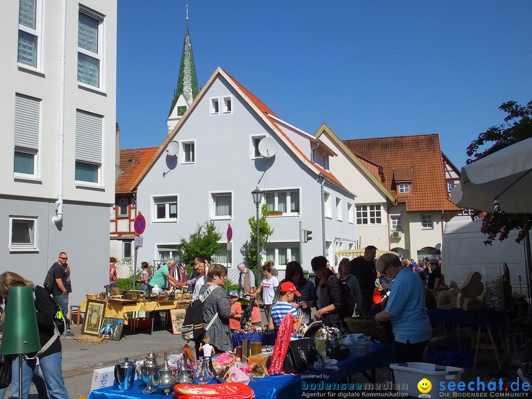 Flohmarkt in Bad-Saulgau am Bodensee, 12.05.2018