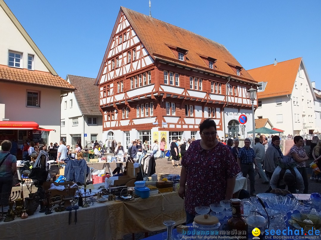 Flohmarkt in Bad-Saulgau am Bodensee, 12.05.2018