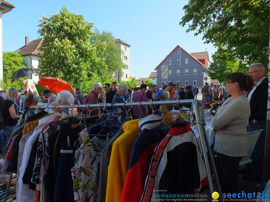 Flohmarkt in Bad-Saulgau am Bodensee, 12.05.2018