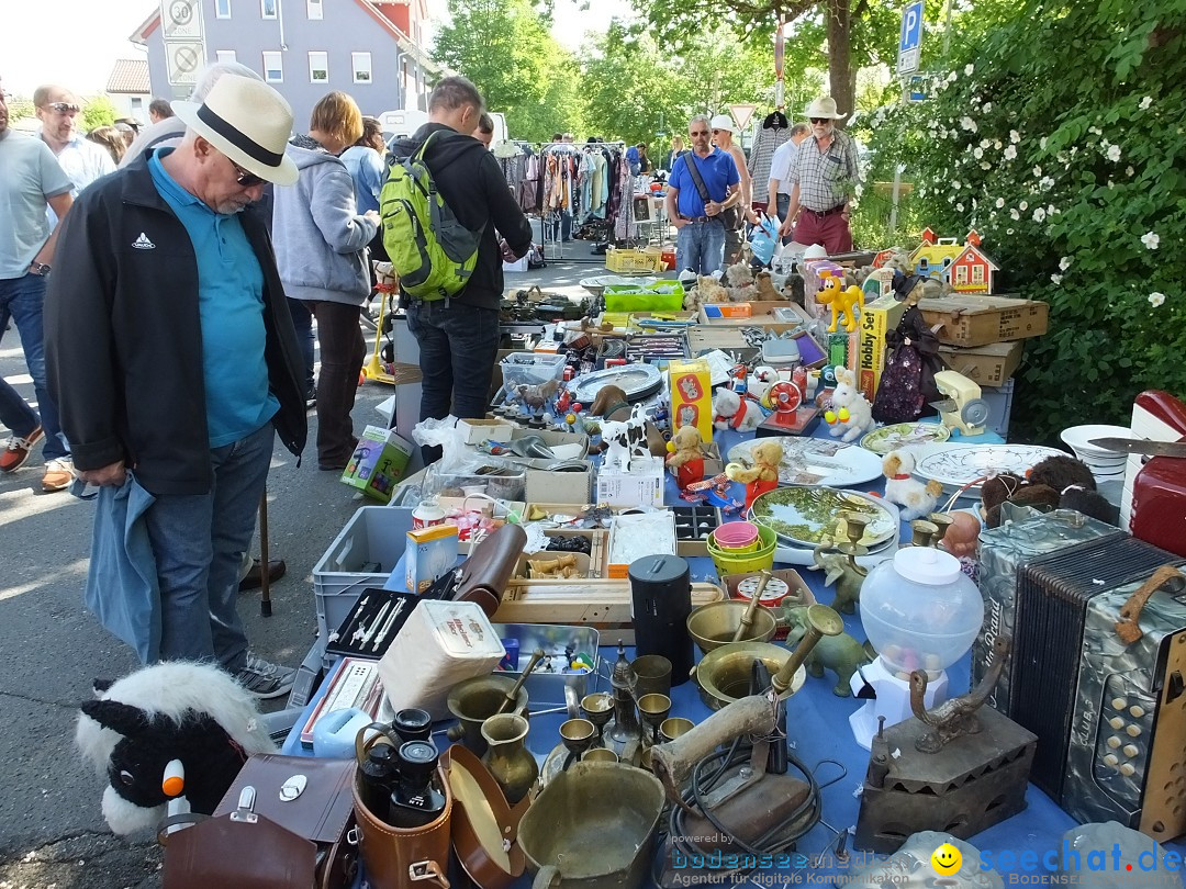 Flohmarkt in Bad-Saulgau am Bodensee, 12.05.2018