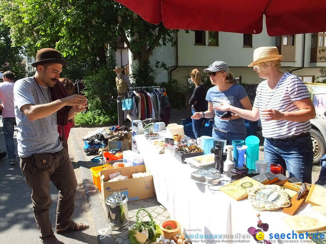 Flohmarkt in Bad-Saulgau am Bodensee, 12.05.2018