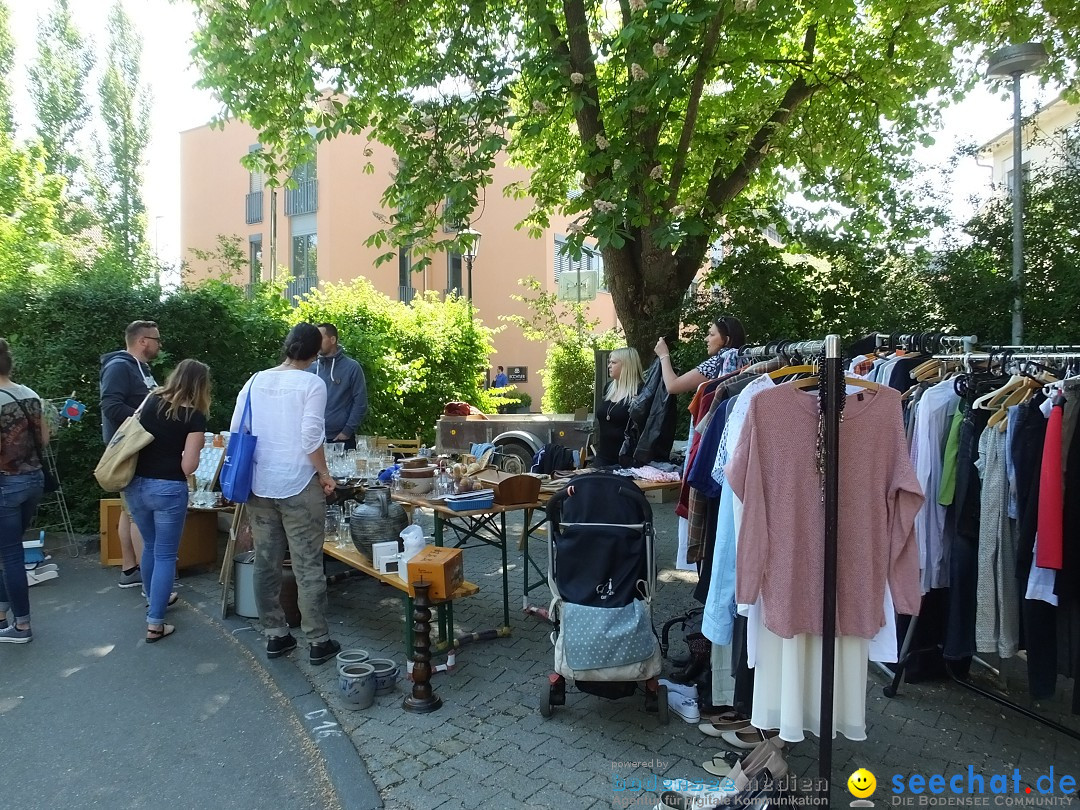 Flohmarkt in Bad-Saulgau am Bodensee, 12.05.2018