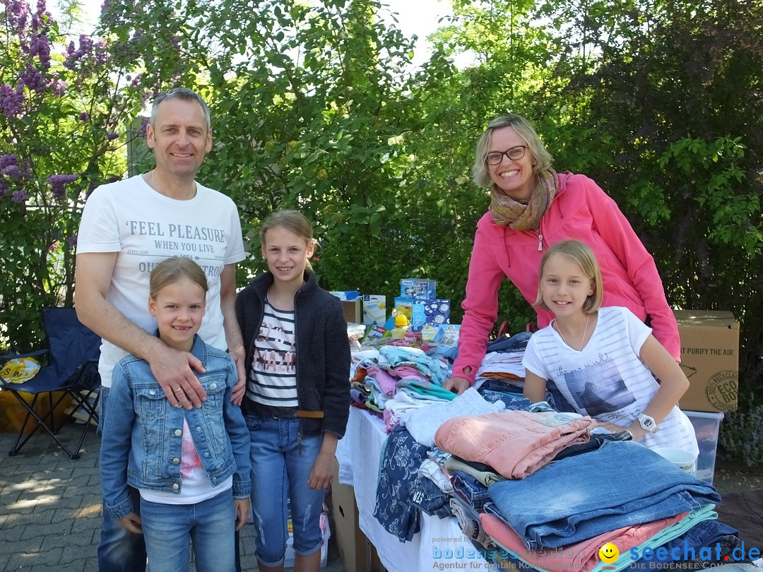 Flohmarkt in Bad-Saulgau am Bodensee, 12.05.2018