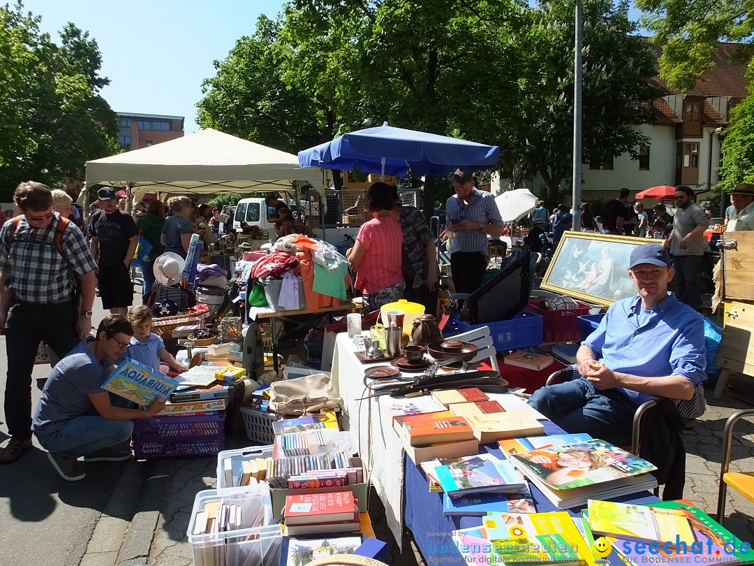 Flohmarkt in Bad-Saulgau am Bodensee, 12.05.2018