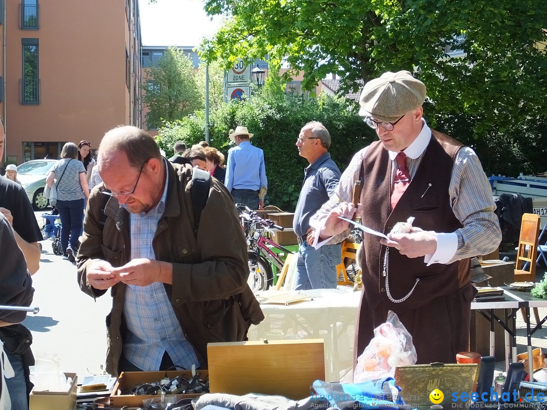 Flohmarkt in Bad-Saulgau am Bodensee, 12.05.2018