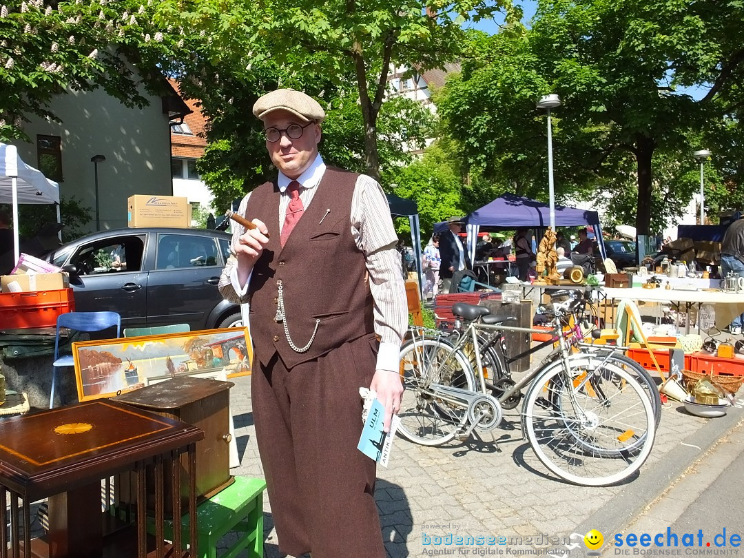 Flohmarkt in Bad-Saulgau am Bodensee, 12.05.2018