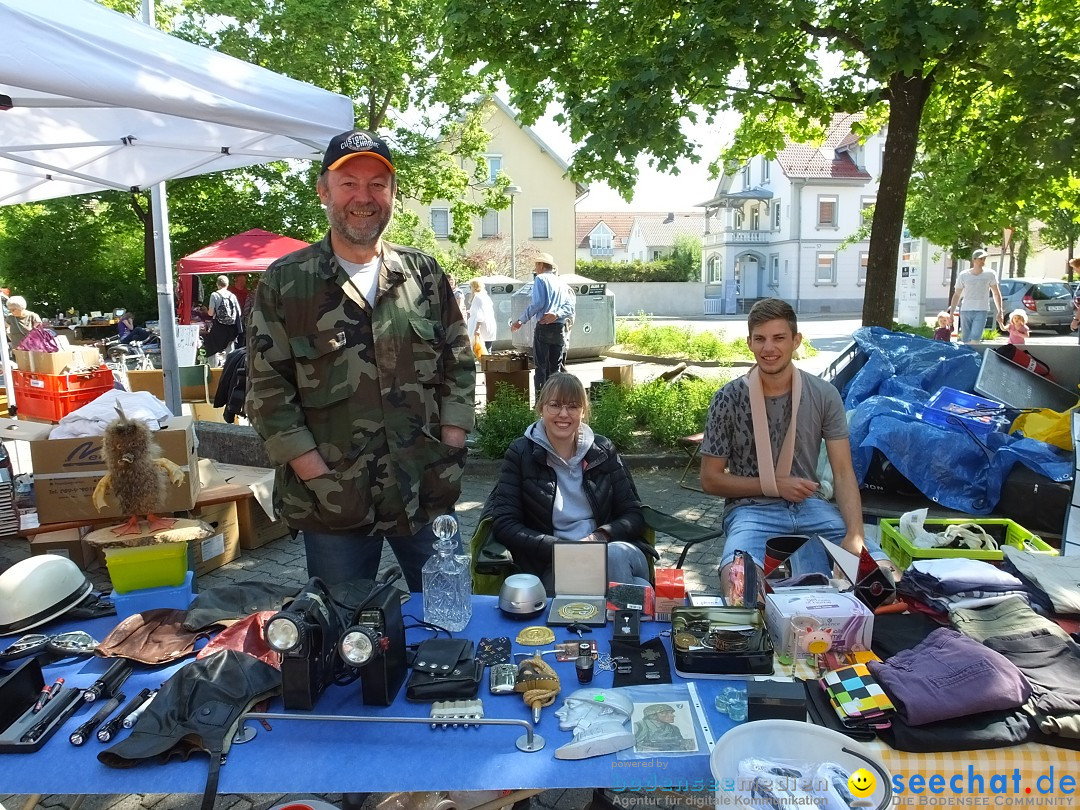 Flohmarkt in Bad-Saulgau am Bodensee, 12.05.2018