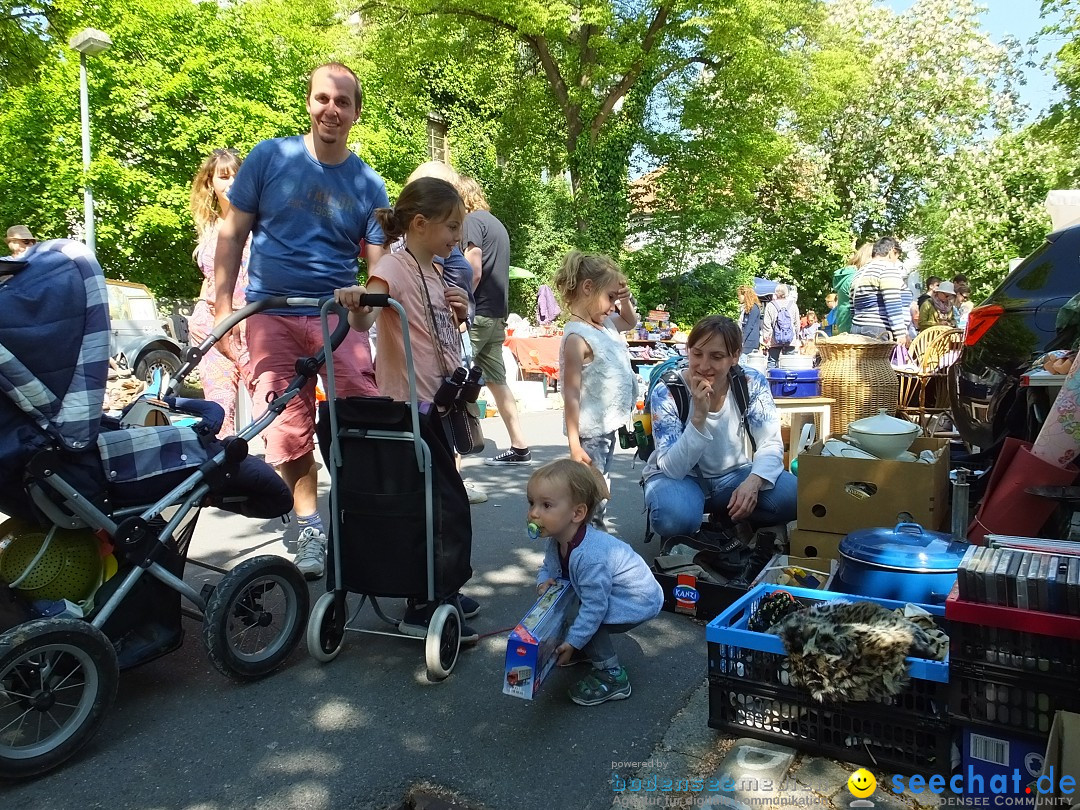 Flohmarkt in Bad-Saulgau am Bodensee, 12.05.2018