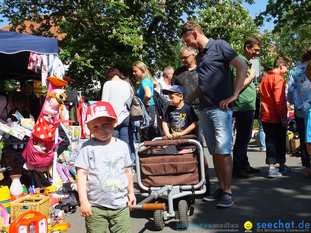 Flohmarkt in Bad-Saulgau am Bodensee, 12.05.2018