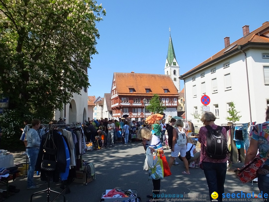 Flohmarkt in Bad-Saulgau am Bodensee, 12.05.2018