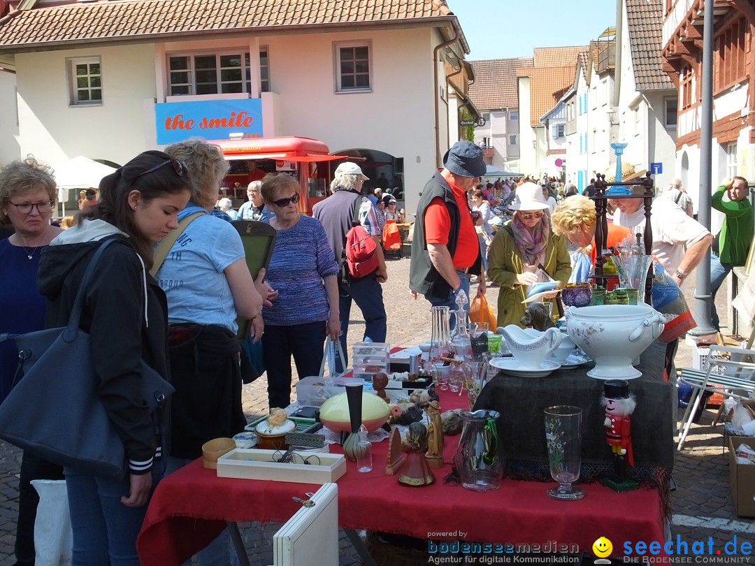 Flohmarkt in Bad-Saulgau am Bodensee, 12.05.2018