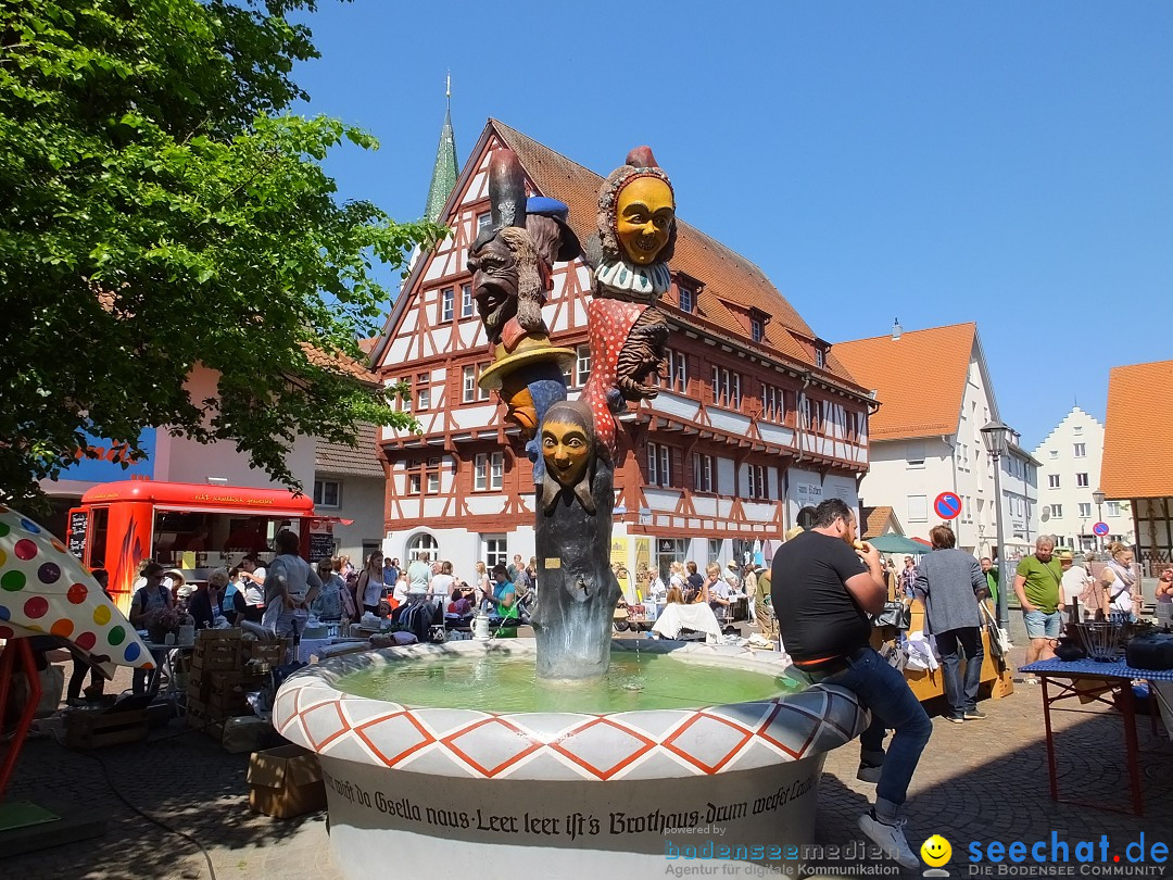 Flohmarkt in Bad-Saulgau am Bodensee, 12.05.2018