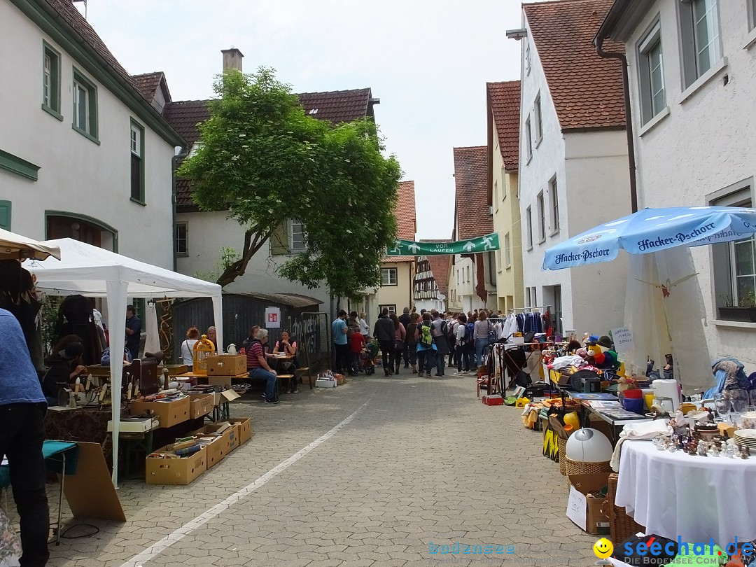 Flohmarkt in Riedlingen am Bodensee, 19.05.2018