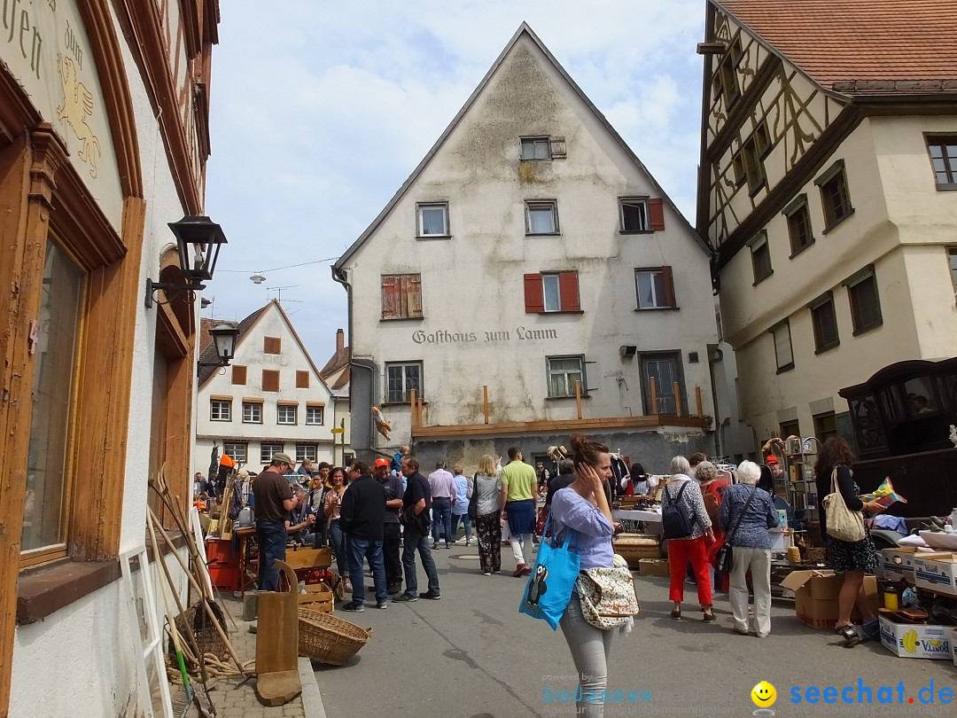 Flohmarkt in Riedlingen am Bodensee, 19.05.2018