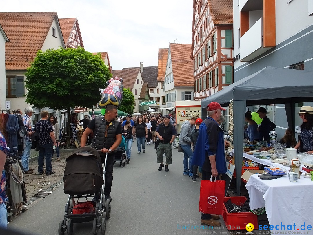 Flohmarkt in Riedlingen am Bodensee, 19.05.2018