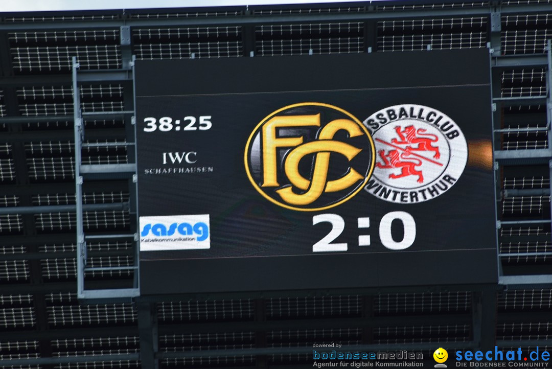 Fussball: FC Schaffhausen vs FC Winterthur - Schweiz, 21.05.2018