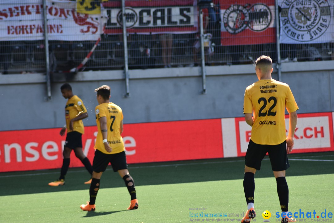 Fussball: FC Schaffhausen vs FC Winterthur - Schweiz, 21.05.2018