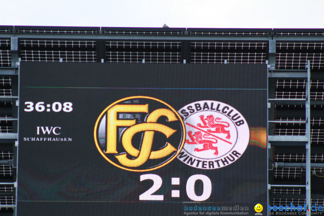 Fussball: FC Schaffhausen vs FC Winterthur - Schweiz, 21.05.2018