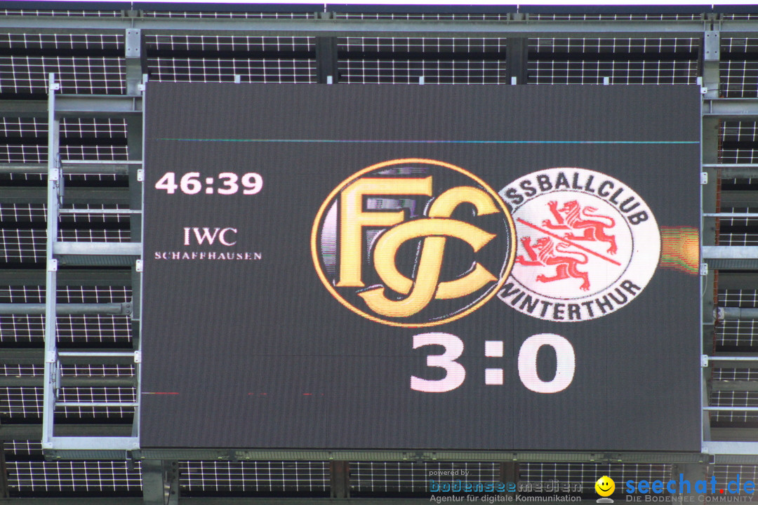 Fussball: FC Schaffhausen vs FC Winterthur - Schweiz, 21.05.2018